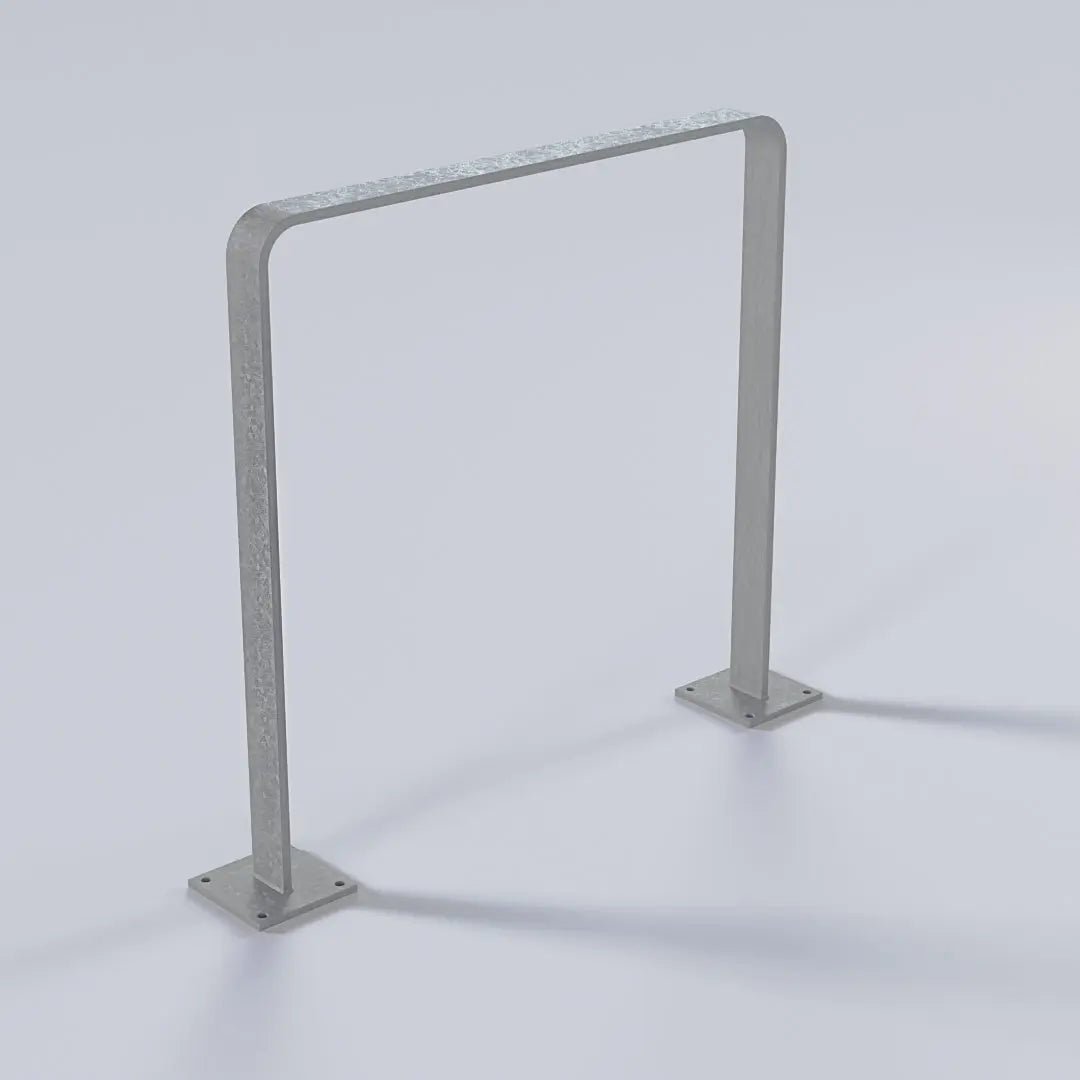 gebogener Fahrradständer aus Stahl für draußen - Stahlerleben - Interior Design