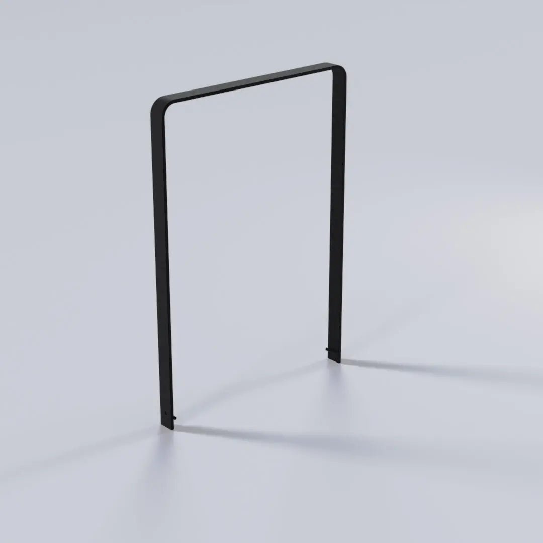 gebogener Fahrradständer aus Stahl für draußen - Stahlerleben - Interior Design