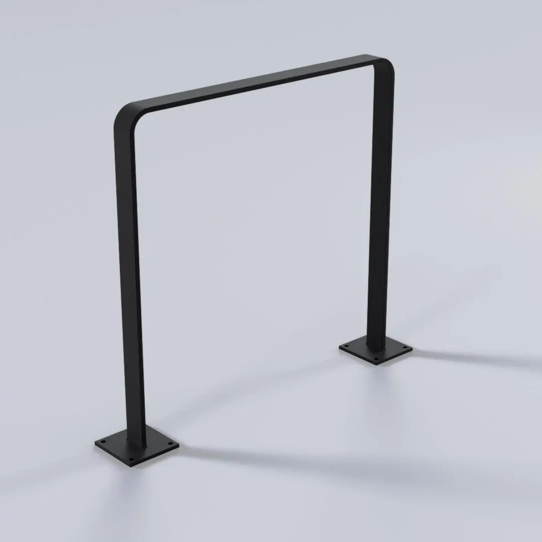 gebogener Fahrradständer aus Stahl für draußen - Stahlerleben - Interior Design