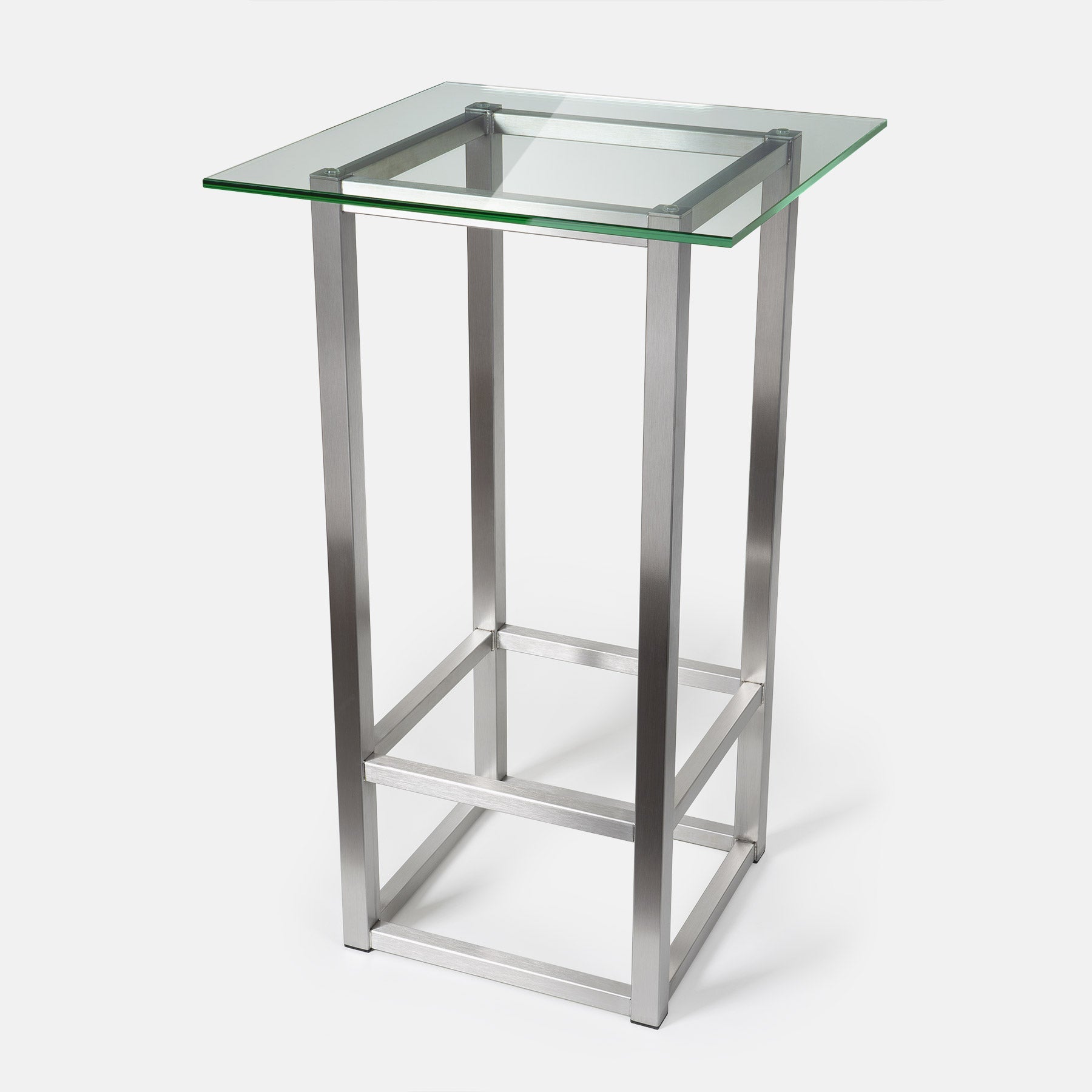Stehtisch - Stahlerleben - Interior Design
Stehtisch aus Edelstahl mit Glas oder Steinplatte