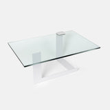 Couchtisch mit Glasplatte