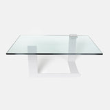 Couchtisch mit Glasplatte