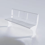 Edelstahl Parkbank / Gartenbank - Stahlerleben - Interior Design