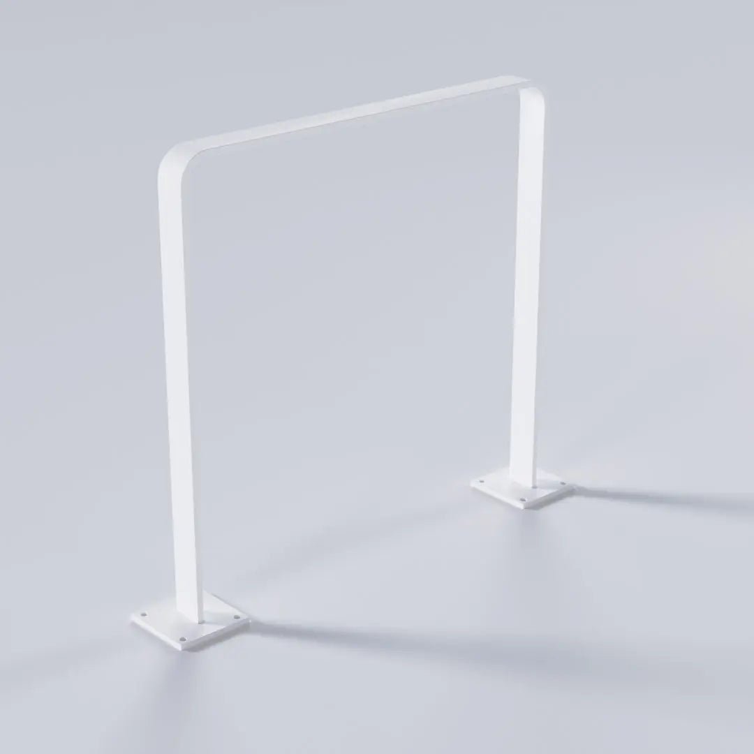 gebogener Fahrradständer aus Stahl für draußen - Stahlerleben - Interior Design